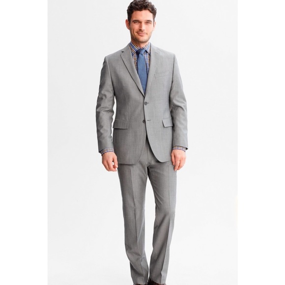 Banana Republic Other - BANANA REPUBLIC men’s slim tailored grey suit 38